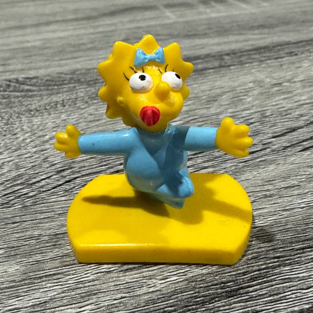The Simpsons: Maggie (2003) - Vintage Collectible Kellogg’s Cereal PVC Figure